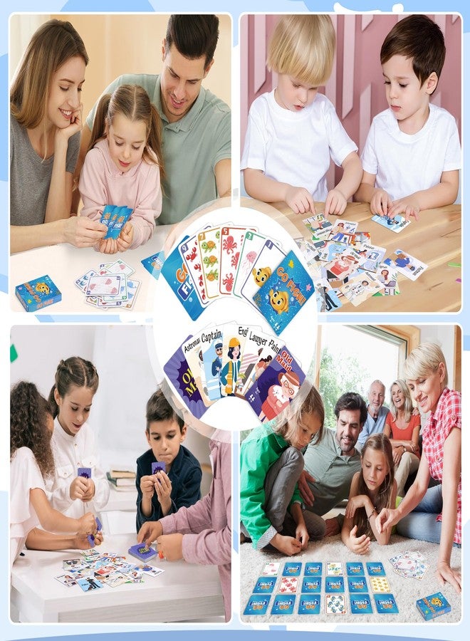 Timenued Card Games,Go Fish and Old Maid Card Game for Kids Ages 4-8,Fun Classic Interactive Games for Kids Toddlers Adults,Perfect for Stocking Stuffers Gifts,Family Game Night Party Games(Go Fish&Old Maid) - Image 4